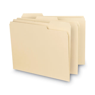 Smead™ Interior File Folders, 1/3-Cut Tabs, Letter Size, Manila, 100/Box (SMD10230)