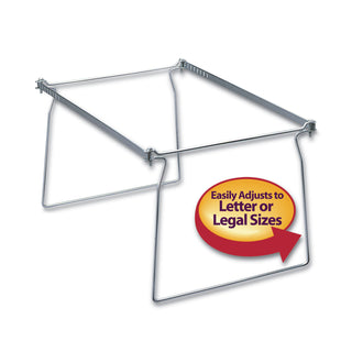 Smead™ Hanging Folder Frame, Letter Size, 23-27" Long, Steel, 2/Pack (SMD64872)