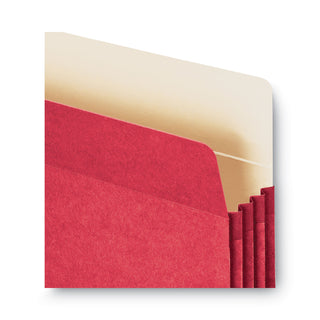Smead™ Colored File Pockets, 3.5" Expansion, Letter Size, Red (SMD73231)