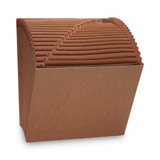 Smead™ TUFF Expanding Files, 21 Sections, 1/21-Cut Tab, Letter Size, Redrope (SMD70425)