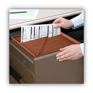 Smead™ TUFF Expanding Files, 21 Sections, 1/21-Cut Tab, Letter Size, Redrope (SMD70425)