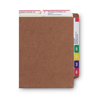 Smead™ Heavy-Duty Redrope End Tab TUFF Pockets, 3.5" Expansion, Letter Size, Redrope, 10/Box (SMD73780)