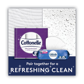 Cottonelle® Ultra ComfortCare Toilet Paper, Soft Tissue, Mega Rolls, Septic Safe, 2-Ply, White, 284 Sheets/Roll, 24 Rolls/Pack (KCM53756PK)