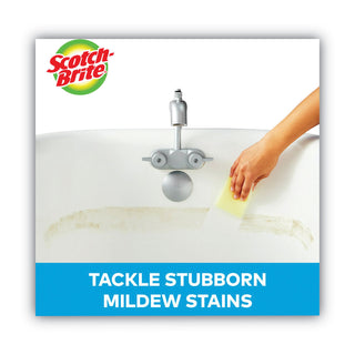 Scotch-Brite® Dobie All-Purpose Cleaning Pad, 4.3 x 2.6, 0.5" Thick, Yellow, 3/Pack (MMM7232F)