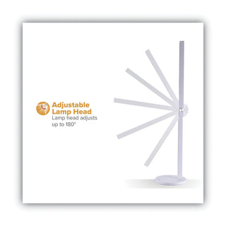 Bostitch® Dimmable-Bar LED Desk Lamp, White (BOSVLED1813WH)
