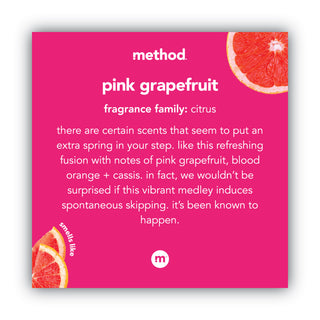 Method® Foaming Hand Wash, Pink Grapefruit, 10 oz Pump Bottle (MTH01361EA) (MTH01361EA)