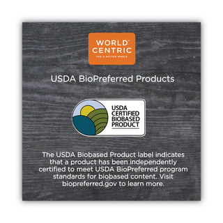 World Centric® TPLA Compostable Cutlery, Fork, 6.3", White, 750/Carton (WORFOPSI)