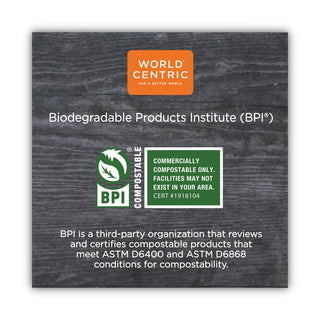 World Centric® TPLA Compostable Cutlery, Fork, 6.3", White, 750/Carton (WORFOPSI)