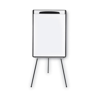 MasterVision™ Magnetic Gold Ultra Dry Erase Tripod Easel W/ Ext Arms, 32" to 72", Black/Silver (BVCEA23062119)