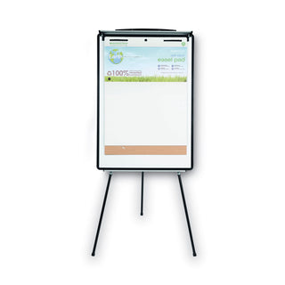 MasterVision™ Magnetic Gold Ultra Dry Erase Tripod Easel W/ Ext Arms, 32" to 72", Black/Silver (BVCEA23062119)