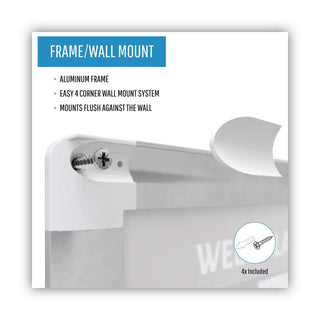 MasterVision™ Weekly Planner, 36x24, Aluminum Frame (BVCGA0396830)