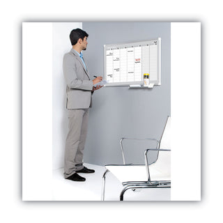 MasterVision™ Weekly Planner, 36x24, Aluminum Frame (BVCGA0396830)