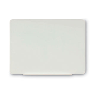 MasterVision™ Magnetic Glass Dry Erase Board, Opaque White, 48 x 36 (BVCGL080101)