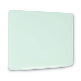 MasterVision™ Magnetic Glass Dry Erase Board, Opaque White, 48 x 36 (BVCGL080101)