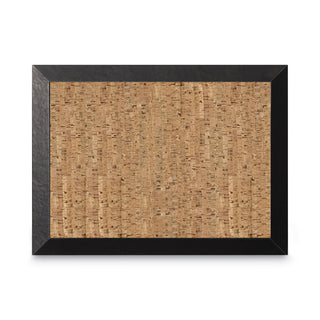 MasterVision™ Natural Cork Bulletin Board, 24x18, Cork/Black (BVCSF0422581012)