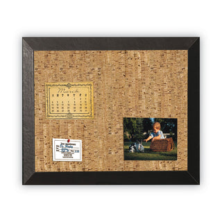 MasterVision™ Natural Cork Bulletin Board, 24x18, Cork/Black (BVCSF0422581012)
