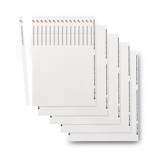Avery® Binder Spine Inserts, 1/2" Spine Width, 16 Inserts/Sheet, 5 Sheets/Pack (AVE89101)
