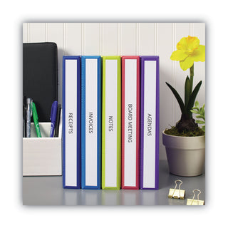 Avery® Binder Spine Inserts, 1" Spine Width, 8 Inserts/Sheet, 5 Sheets/Pack (AVE89103)