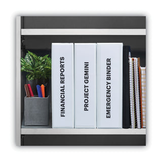Avery® Binder Spine Inserts, 3" Spine Width, 3 Inserts/Sheet, 5 Sheets/Pack (AVE89109)