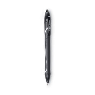 BIC® Gel-ocity Quick Dry Retractable Gel Pen, 0.7mm, Assorted Ink/Barrel, Dozen (BICRGLCG11AST)