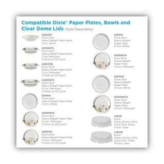 Dixie® Pathways Heavyweight Paper Bowls, WiseSize, 12oz, 125/Pack (DXESXB12WSPK) (DXESXB12WSPK)