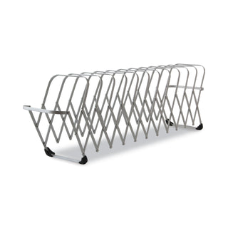LEE Flexifile Expandable Collator to Organizer, 12 Sections, Letter to Legal Size Files, 6" x 6.75" x 10.5", Silver (LEE14112)