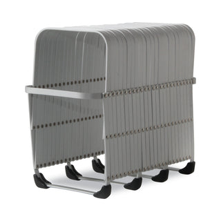 LEE Flexifile Expandable Collator to Organizer, 24 Sections, Letter to Legal Size Files, 6.5" x 10.25" x 10.5", Silver (LEE14124)