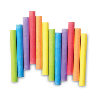 Crayola® Chalk, 6 Assorted Colors, 12 Sticks/Box (CYO510816)