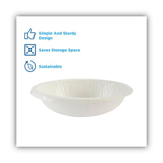 Dixie® Basic Paper Dinnerware, Plates, White, 8.5" Diameter, 125/Pack, 4/Carton (DXEDBP09WCT)
