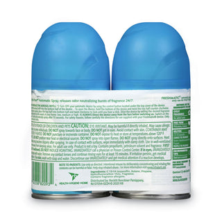 Air Wick® Freshmatic Ultra Automatic Spray Refill, Fresh Waters, Aerosol, 5.89 oz, 2/Pack (RAC82093PK) (RAC82093)