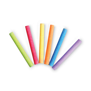 Crayola® Chalk, 6 Assorted Colors, 12 Sticks/Box (CYO510816)