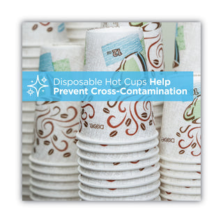 Dixie® Paper Hot Cups & Lids Combo Bag, 12oz, 50/Pack (DXE5342COMBO600) (DXE5342COMBO600)