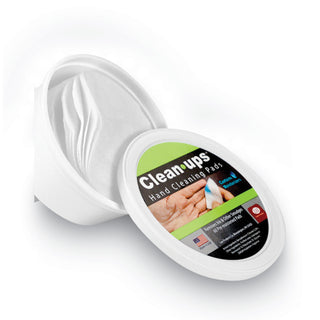 LEE Clean-Ups Hand Cleaning Pads, Cloth, 3" dia, 60/Tub (LEE10145)