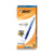 BIC® Velocity Retractable Ballpoint Pen, 1mm, Blue Ink, Trans Blue Barrel, Dozen (BICVLG11BE)