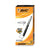 BIC® Velocity Retractable Ballpoint Pen, 1mm, Black Ink, Trans Black Barrel, Dozen (BICVLG11BK)