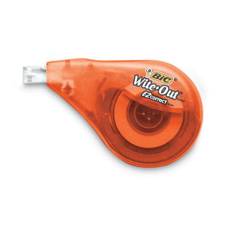 BIC® Wite-Out EZ Correct Correction Tape, Non-Refillable, 1/6" x 472", 18/Pack (BICWOTAP18)