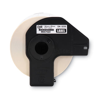 Brother Die-Cut Removable Paper Labels, 1.1" x 2.1", White, 800/Roll (BRTDK3235)
