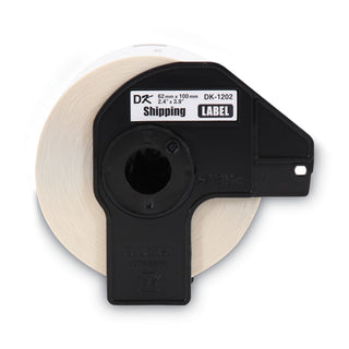Brother Die-Cut Shipping Labels, 2.4" x 3.9", White, 300/Roll (BRTDK1202)