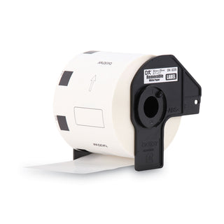 Brother Die-Cut Removable Paper Labels, 1.1" x 2.1", White, 800/Roll (BRTDK3235)