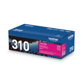 Brother TN310M Toner, 1500 Page-Yield, Magenta (BRTTN310M)