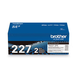 Brother TN2272PK High-Yield Toner, 3,000 Page-Yield, Black, 2/Pack (BRTTN2272PK)