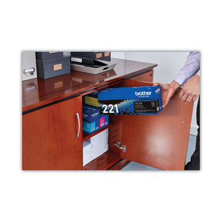 Brother TN221BK Toner, 2500 Page-Yield, Black (BRTTN221BK)
