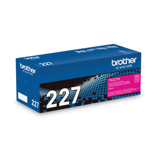 Brother TN227M High-Yield Toner, 2300 Page-Yield, Magenta (BRTTN227M)