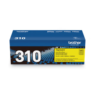 Brother TN310Y Toner, 1500 Page-Yield, Yellow (BRTTN310Y)