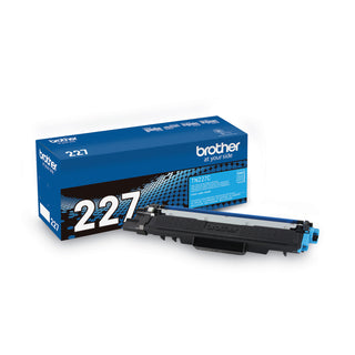 Brother TN227C High-Yield Toner, 2300 Page-Yield, Cyan (BRTTN227C)