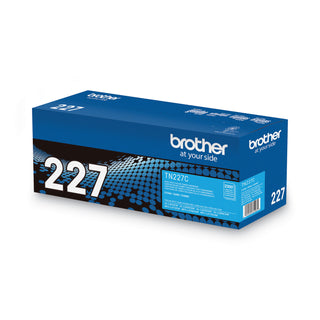 Brother TN227C High-Yield Toner, 2300 Page-Yield, Cyan (BRTTN227C)