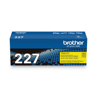 Brother TN227Y High-Yield Toner, 2300 Page-Yield, Yellow (BRTTN227Y)