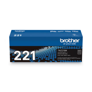 Brother TN221BK Toner, 2500 Page-Yield, Black (BRTTN221BK)