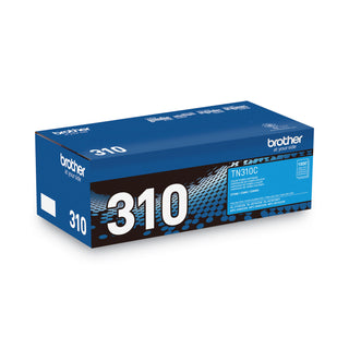 Brother TN310C Toner, 1500 Page-Yield, Cyan (BRTTN310C)