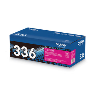 Brother TN336M High-Yield Toner, 3,500 Page-Yield, Magenta (BRTTN336M)